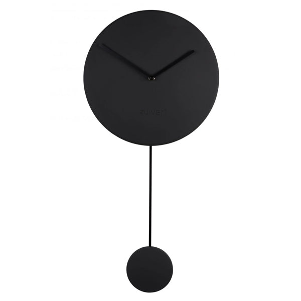 Zuiver Minimal Clock Black