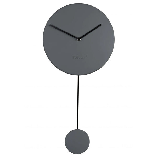 Zuiver Minimal Clock Grey