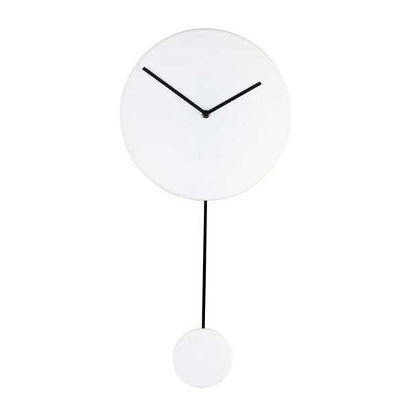 Product photograph of Zuiver Minimal Clock White from Olivia's