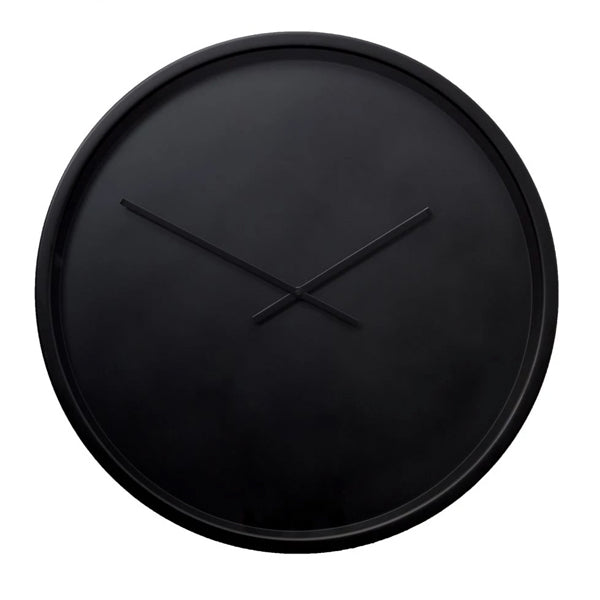 Product photograph of Zuiver Bandit Clock Time All Black from Olivia's