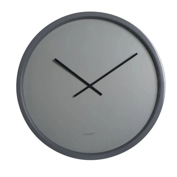 Product photograph of Zuiver Bandit Clock Time Grey Black from Olivia's