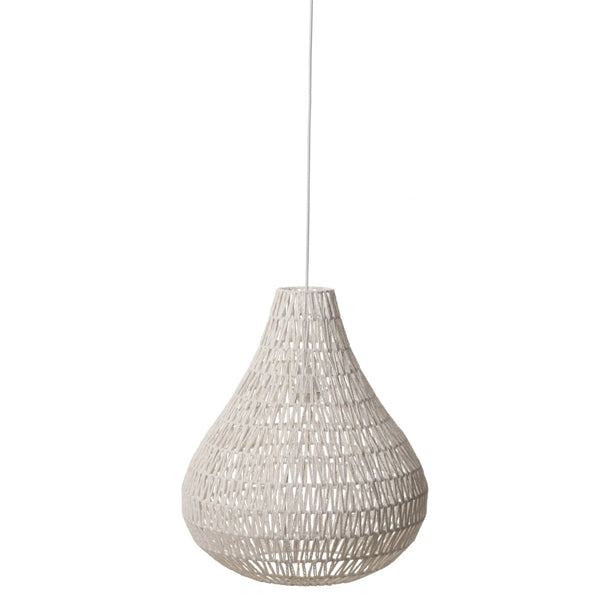 Product photograph of Zuiver Pendant Lamp Cable Drop White from Olivia's