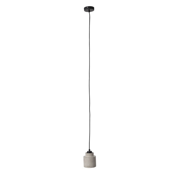Product photograph of Zuiver Left Pendant Lamp Concrete from Olivia's