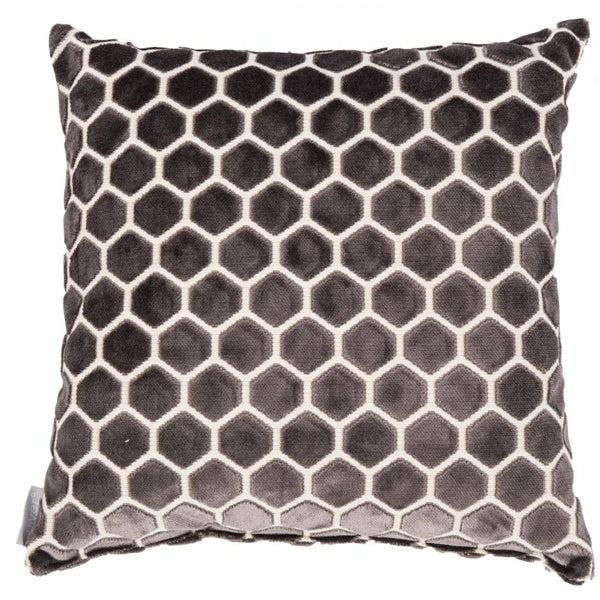 Product photograph of Zuiver Monty Pillow Dark Grey from Olivia's