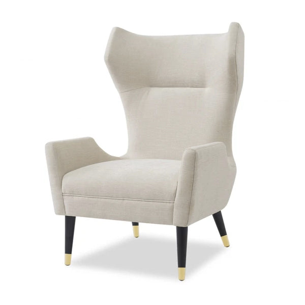 Product photograph of Liang Eimil Vendome Occasional Chair Beige Chenille from Olivia's