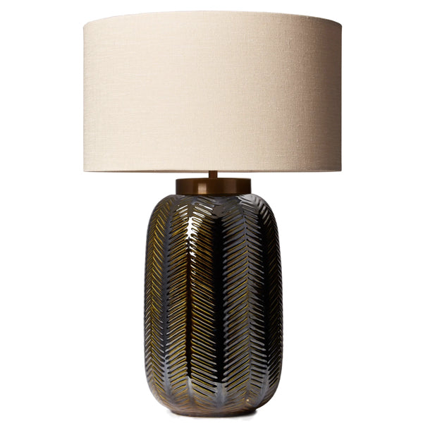 Heathfield Co Fern Khaki Table Lamp