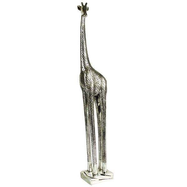 Product photograph of Libra Interiors Giraffe In Silver from Olivia's