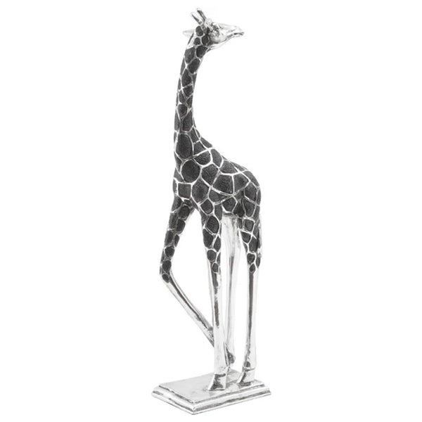 Product photograph of Libra Midnight Mayfair Collection - Giraffe Sculpture Head Back from Olivia's