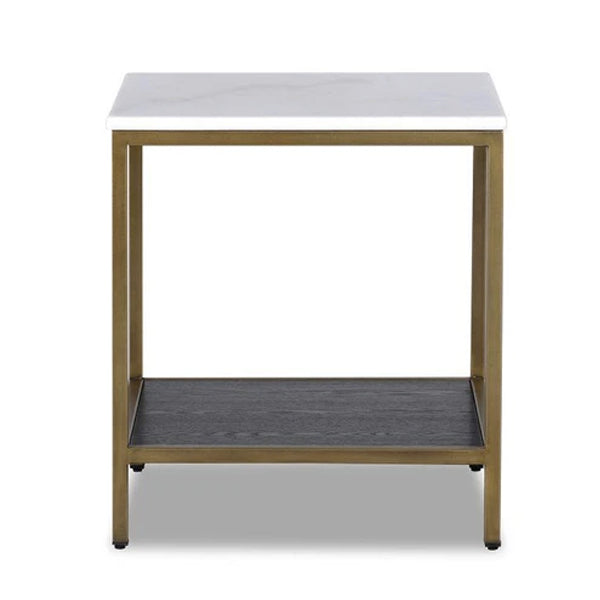 Liang Eimil Max White Marble Side Table