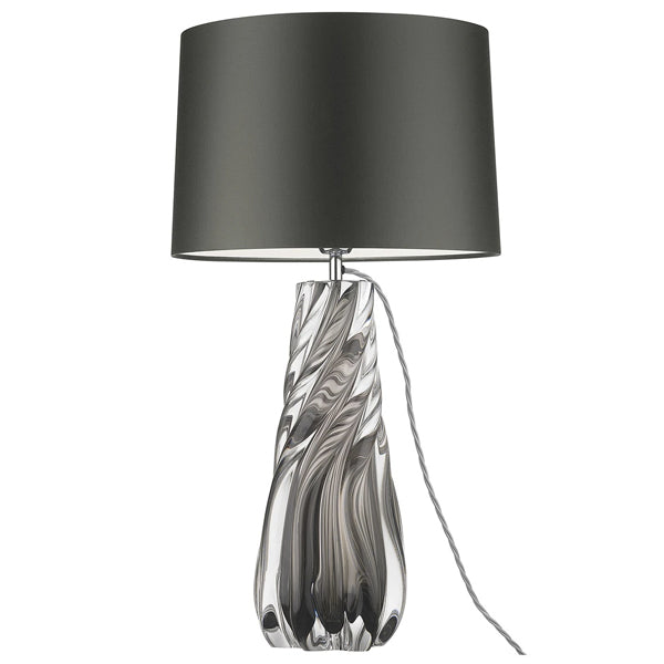 Heathfield Co Naiad Smoke Table Lamp