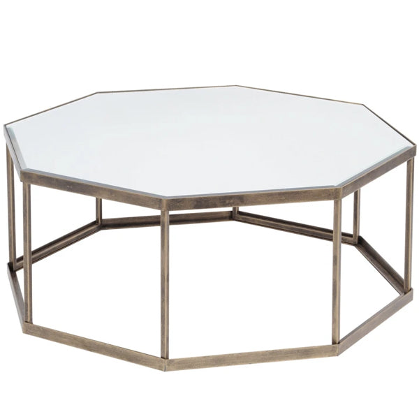 Product photograph of Libra Interiors Occtaine Octagonal Coffee Table from Olivia's