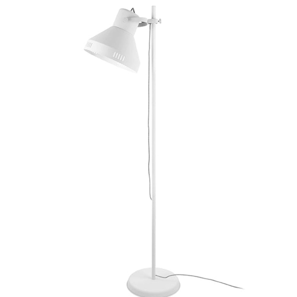 Leitmotiv Tuned Floor Lamp In Iron White
