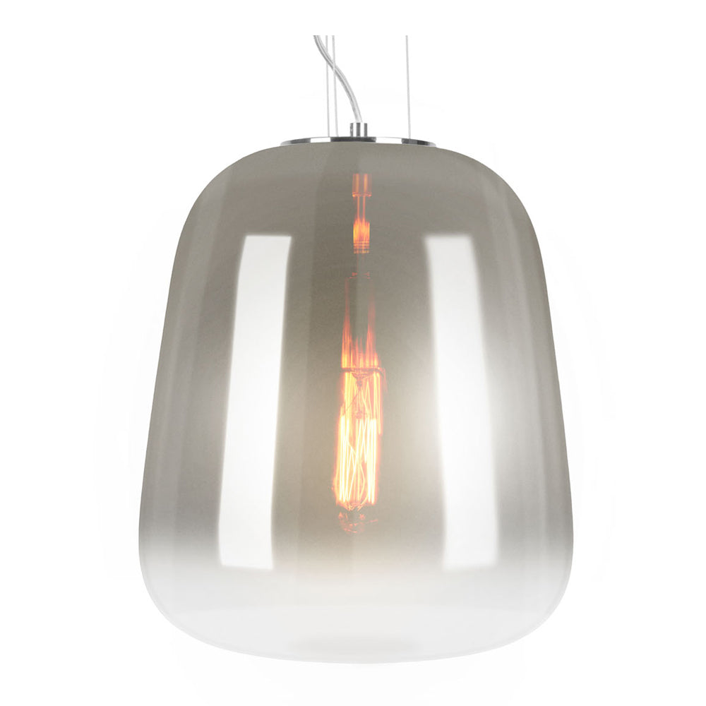 Present Time Cone Pendant Lamp Smokey Grey