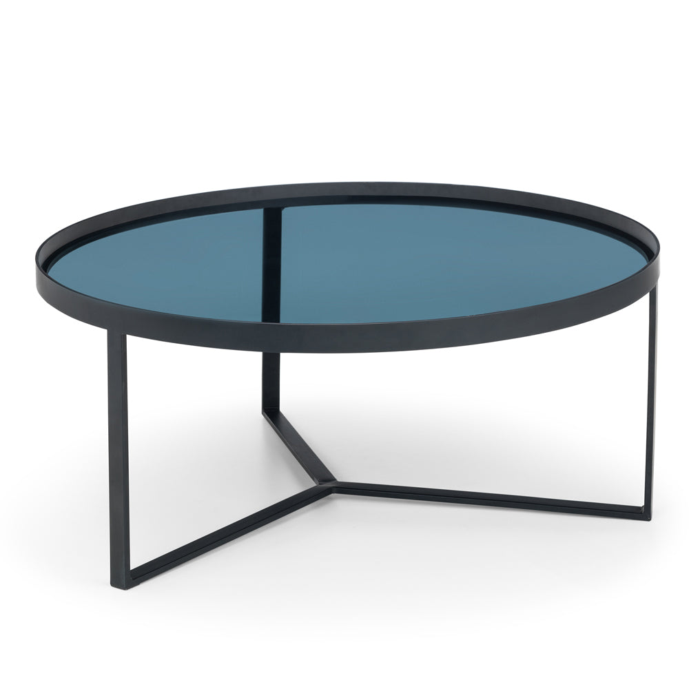 Product photograph of Olivia S Lowe Coffee Table In Smoked Glass from Olivia's.