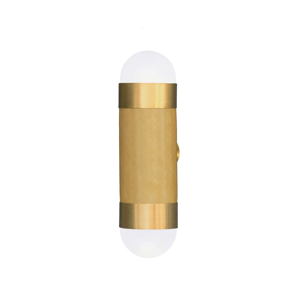 Product photograph of Arcform Lighting - Loom Wall Light In Brushed Brass from Olivia's