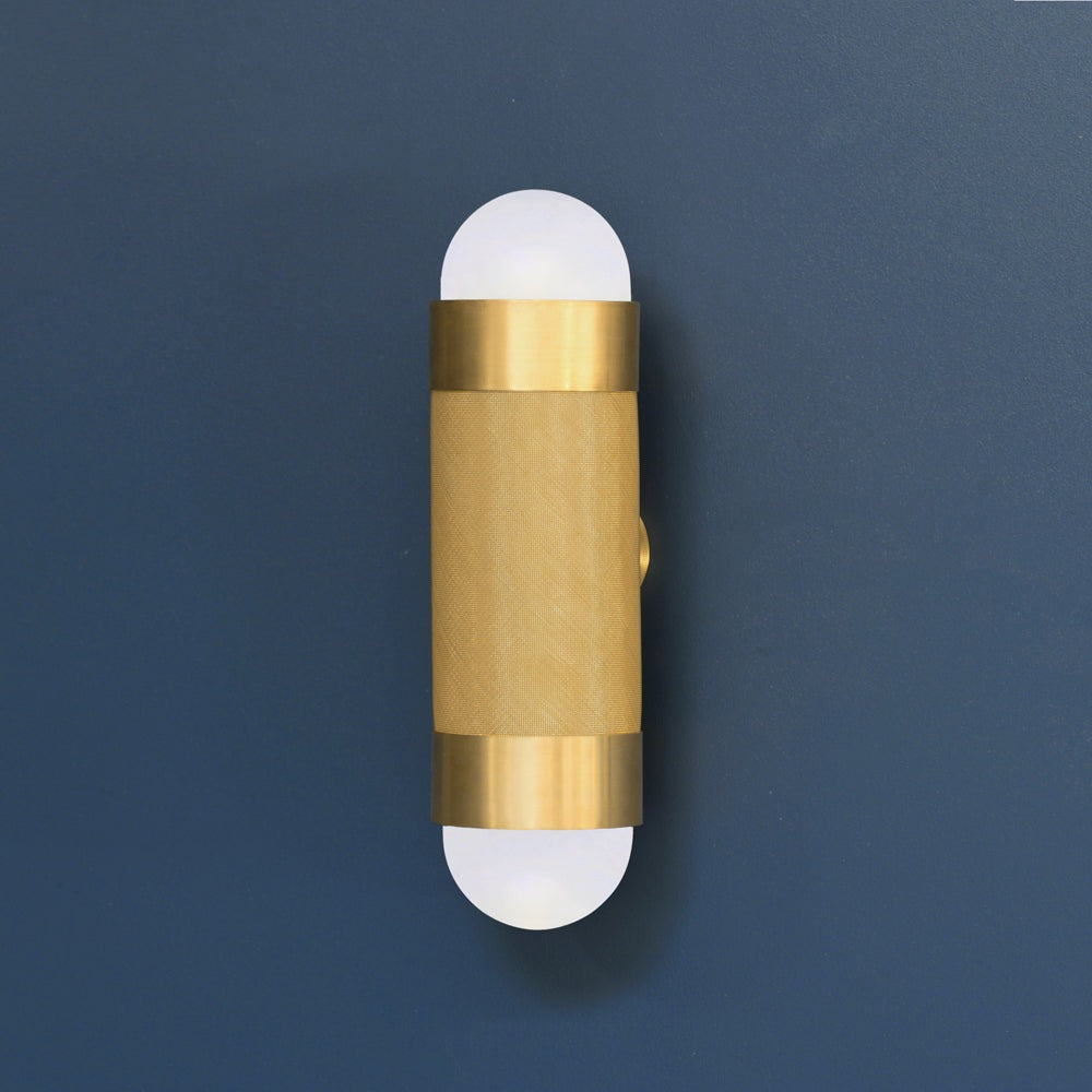 Product photograph of Arcform Lighting - Loom Wall Light In Brushed Brass from Olivia's.