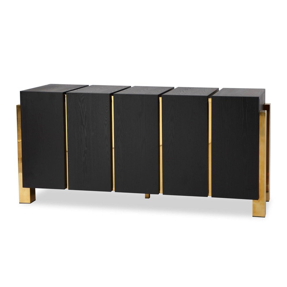 Product photograph of Liang Eimil Enigma Sideboard Brass from Olivia's
