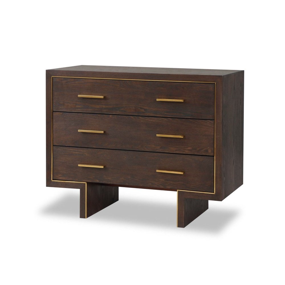 Product photograph of Liang Eimil Tigur Chest Of Drawers Dark Brown Ash from Olivia's.