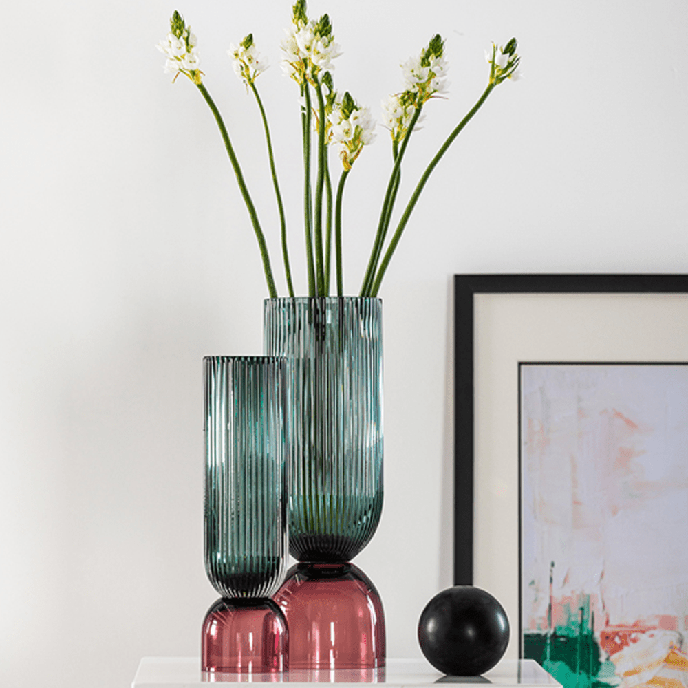 Product photograph of Liang Eimil Pokal Green Vase from Olivia's.