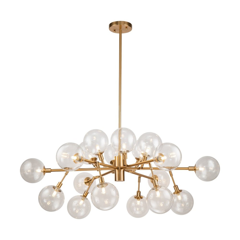 Product photograph of Liang Eimil Baldwin Ceiling Lamp Antique Brass from Olivia's