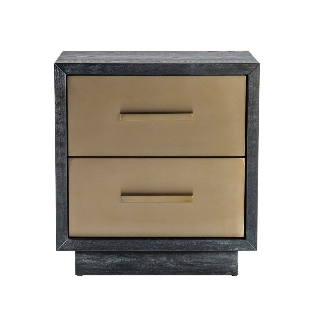 Product photograph of Liang Eimil Camden Bedside Table Brushed Brass from Olivia's