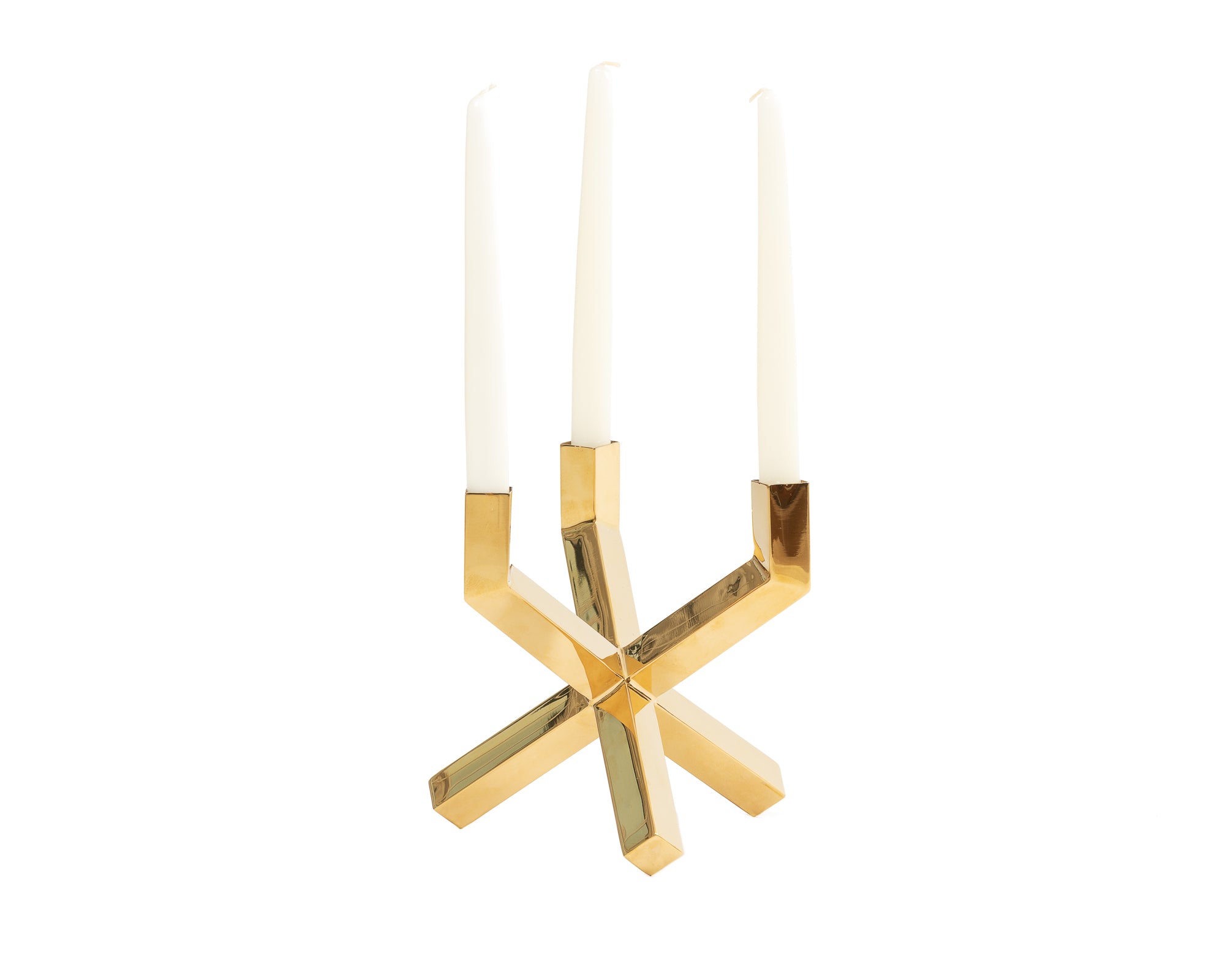 Product photograph of Liang Eimil Aurum Candle Holder - Polished Gold Small from Olivia's