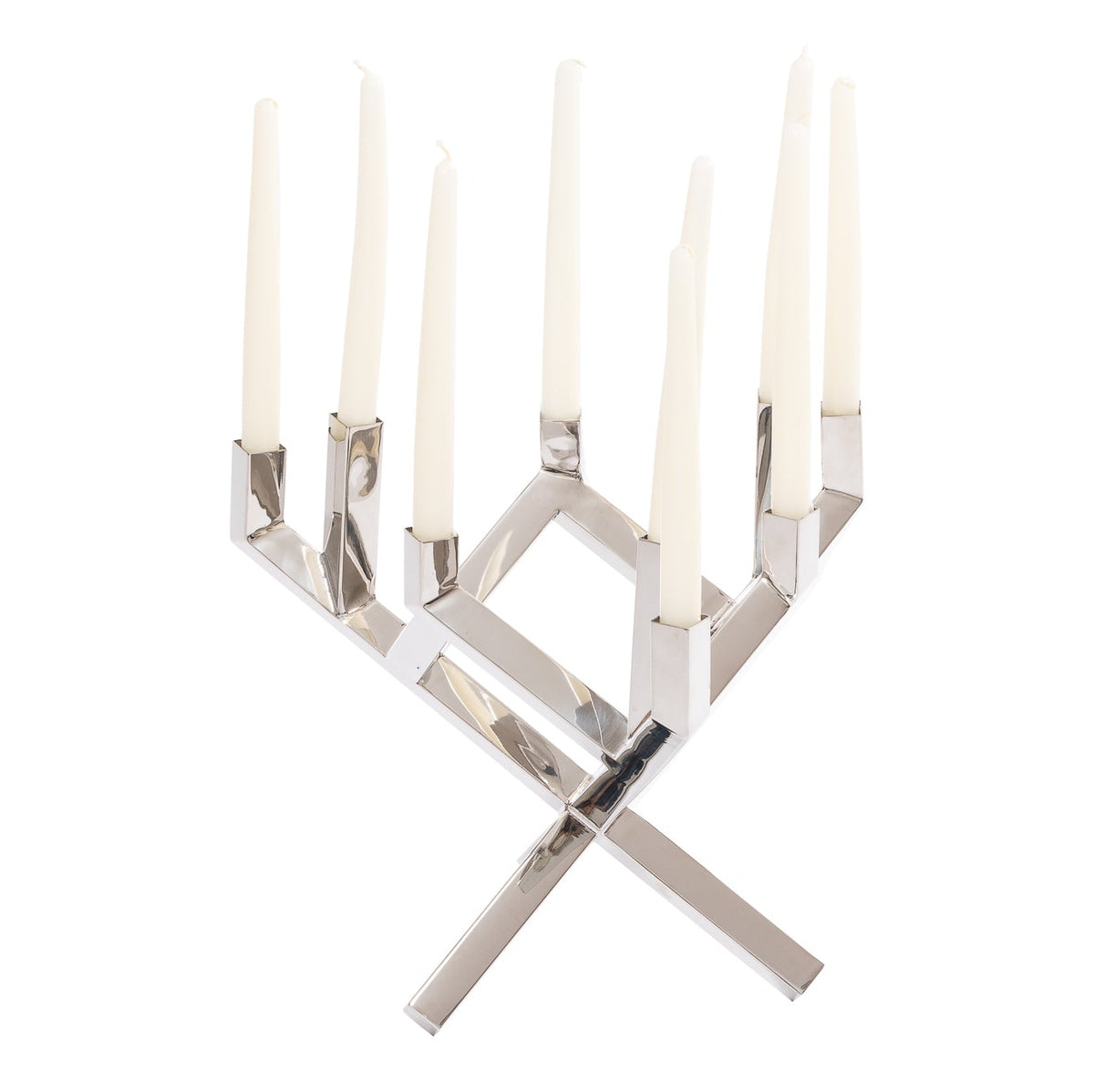 Product photograph of Liang Eimil Silver Candle Holder Large from Olivia's