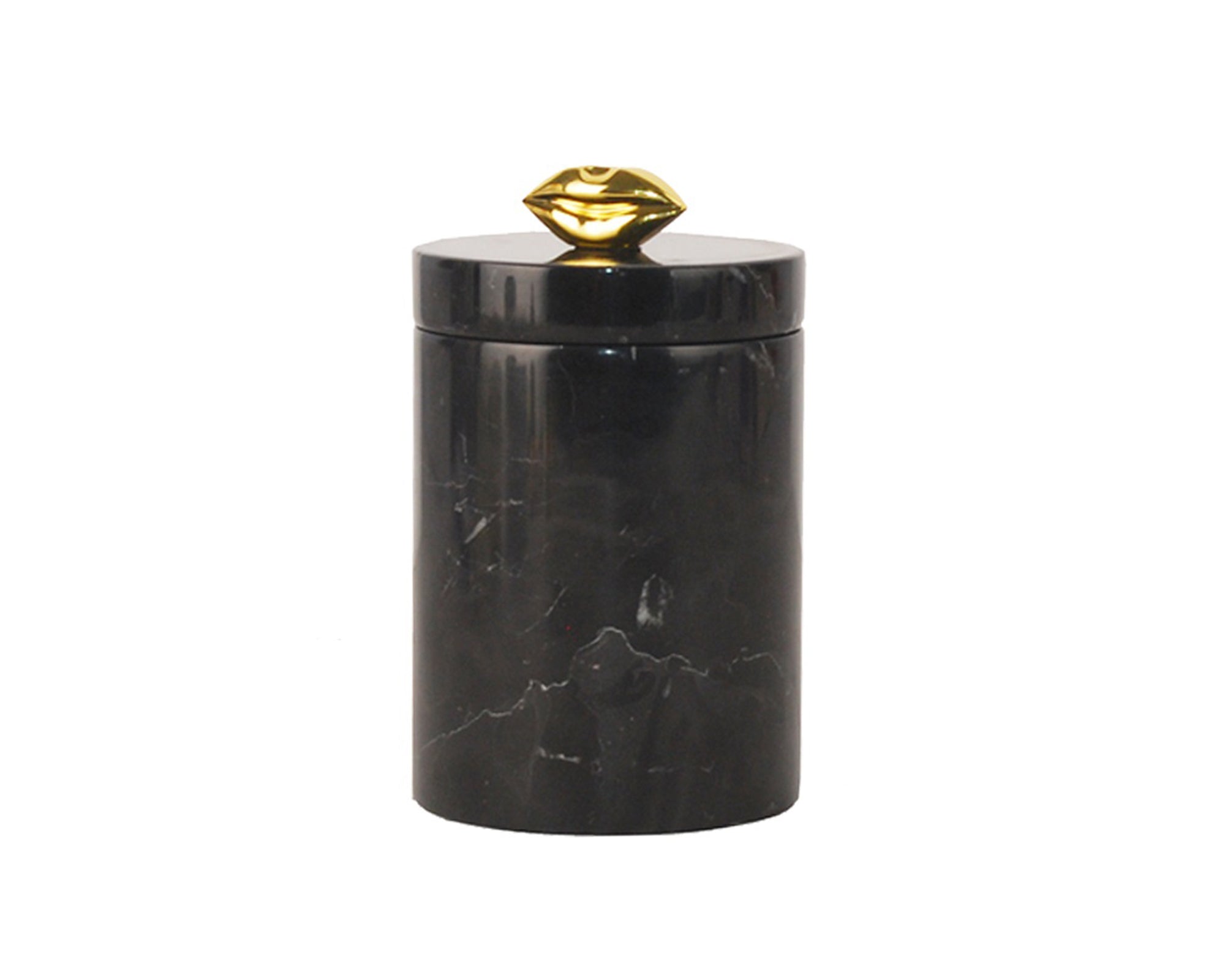 Product photograph of Liang Eimil Marble Storage Jar Black Outlet from Olivia's
