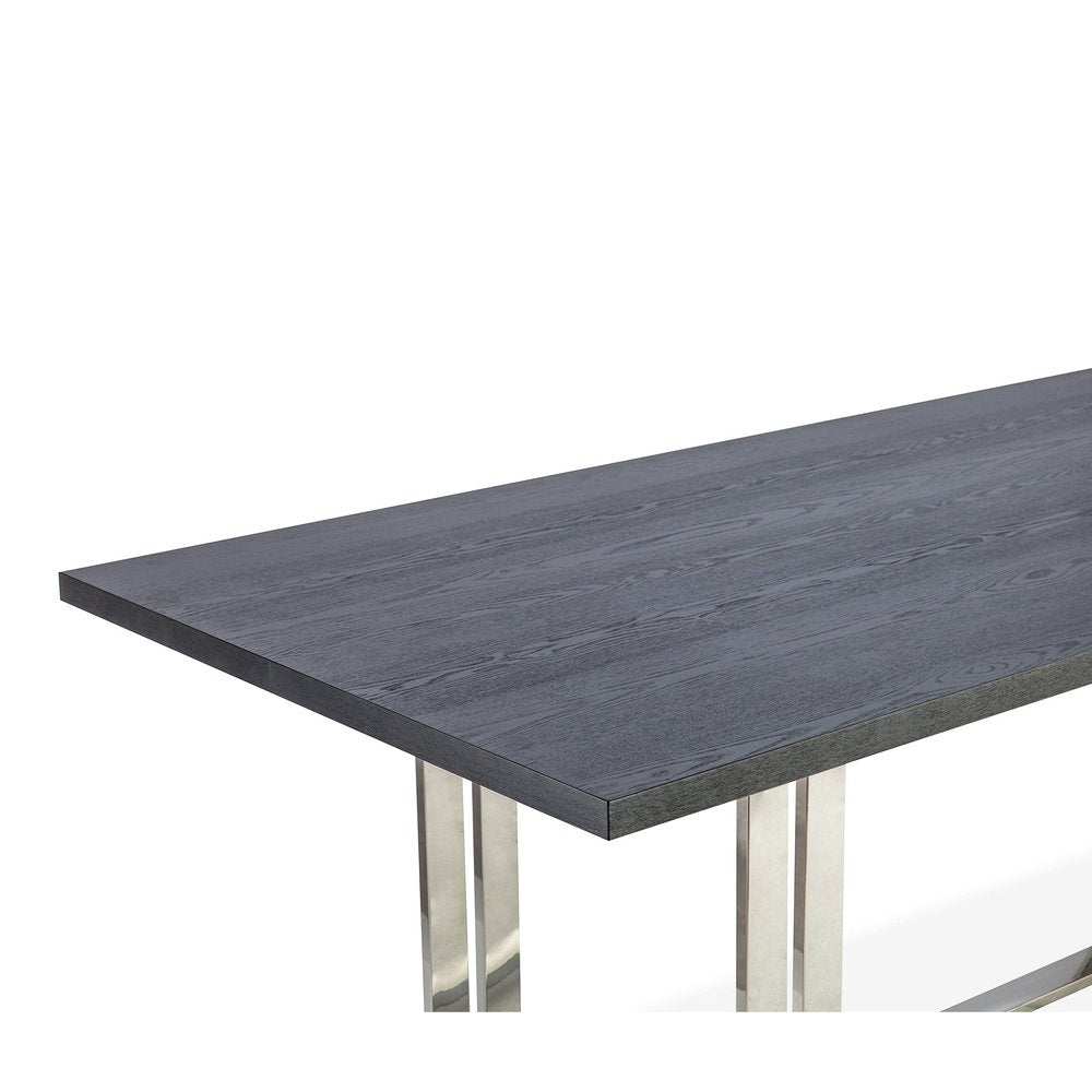 Product photograph of Liang Eimil Lennox Dining Table - Silver from Olivia's.