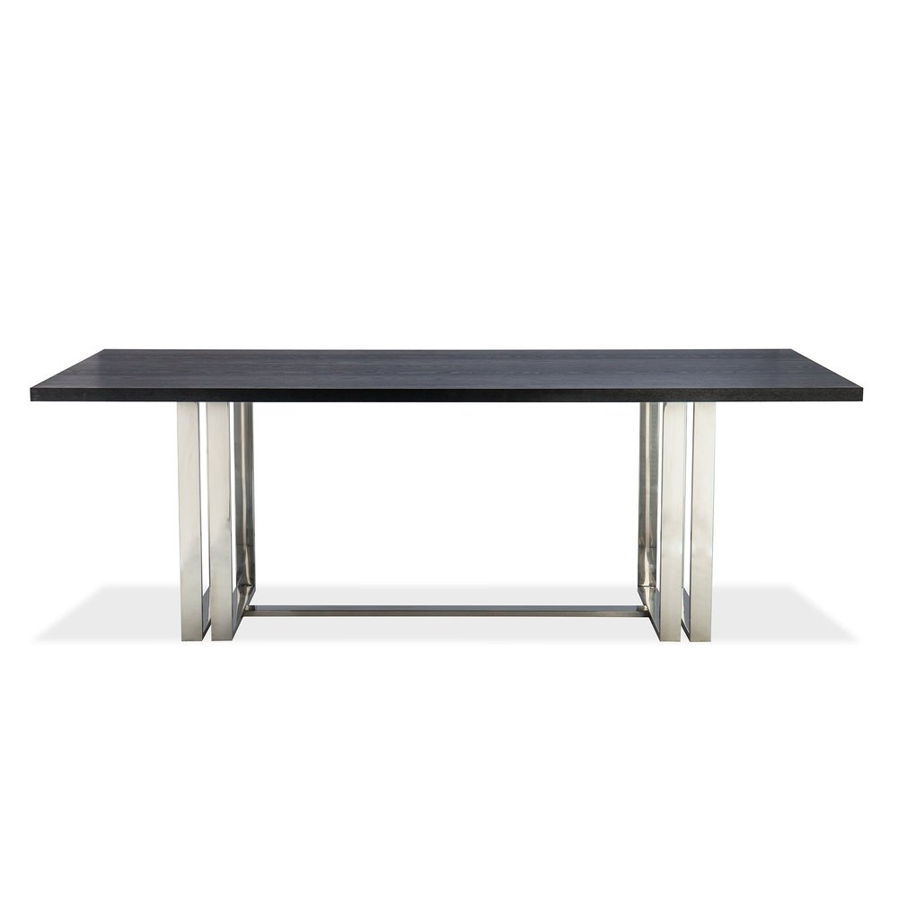 Product photograph of Liang Eimil Lennox Dining Table - Silver from Olivia's.