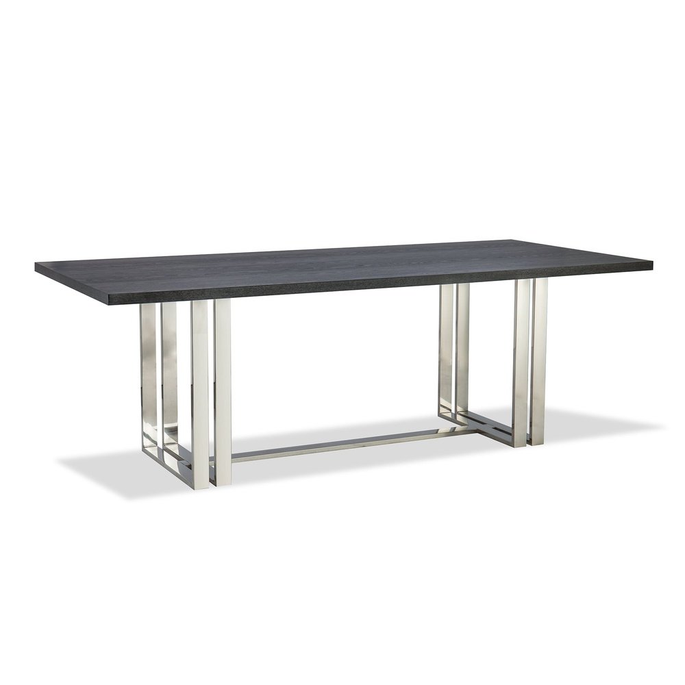 Product photograph of Liang Eimil Lennox Dining Table - Silver from Olivia's