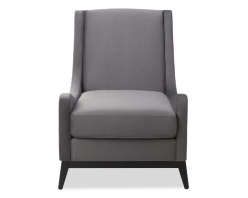 Liang Eimil Lima Occasional Chair Night Grey Velvet