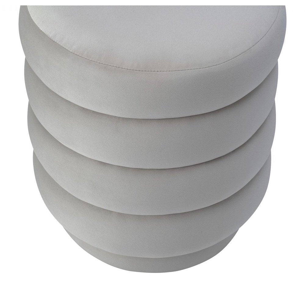 Product photograph of Liang Eimil Lou Stool Limestone from Olivia's.