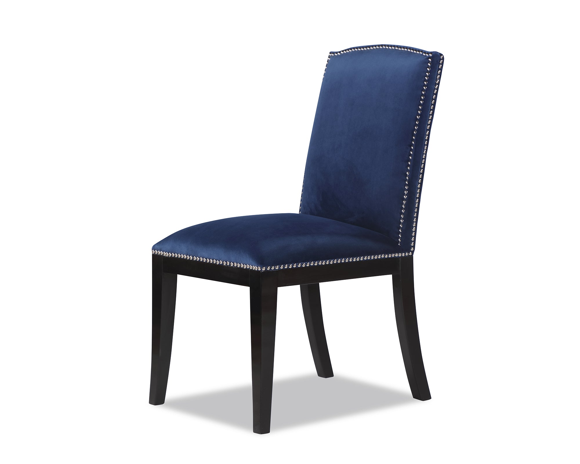 Product photograph of Liang Eimil Set Of 2 Maple Dining Chairs Navy Blue from Olivia's.