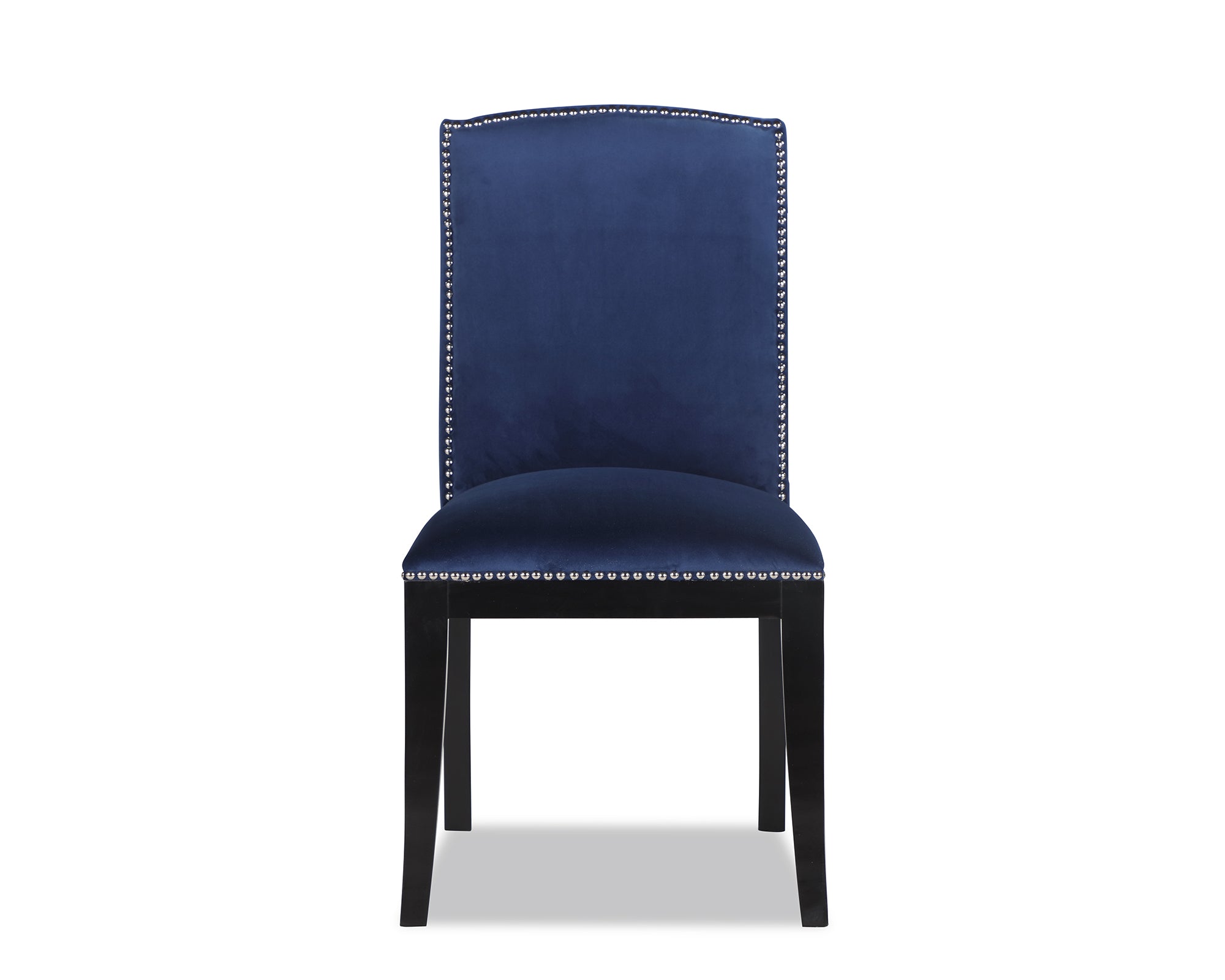 Product photograph of Liang Eimil Set Of 2 Maple Dining Chairs Navy Blue from Olivia's.