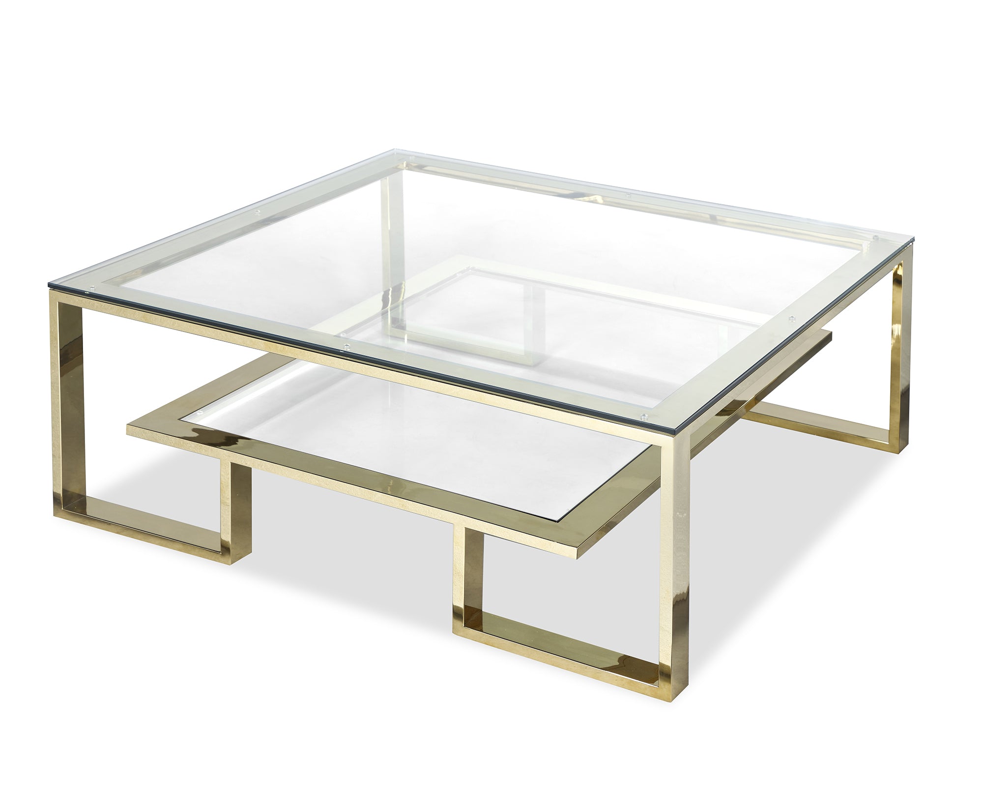Liang Eimil Mayfair Coffee Table Gold Stainless Steel Frame