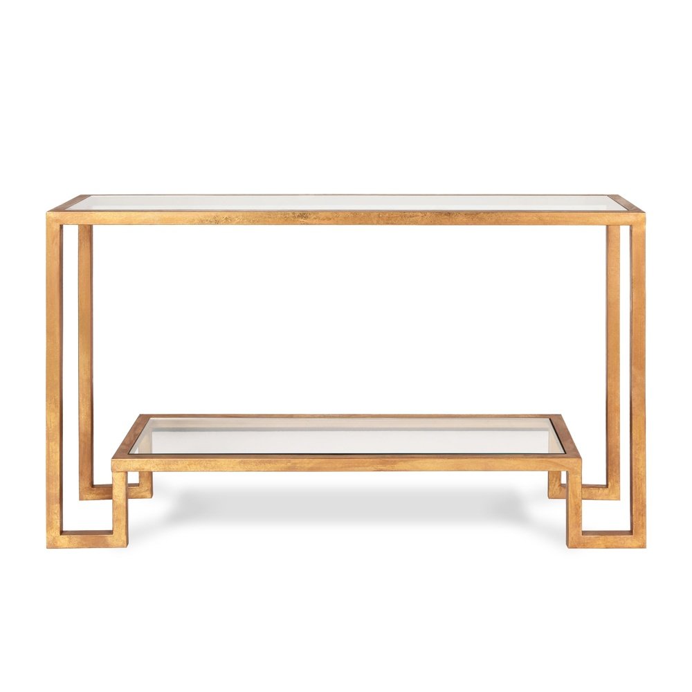 Liang Eimil Ming Console Table Antique Gold