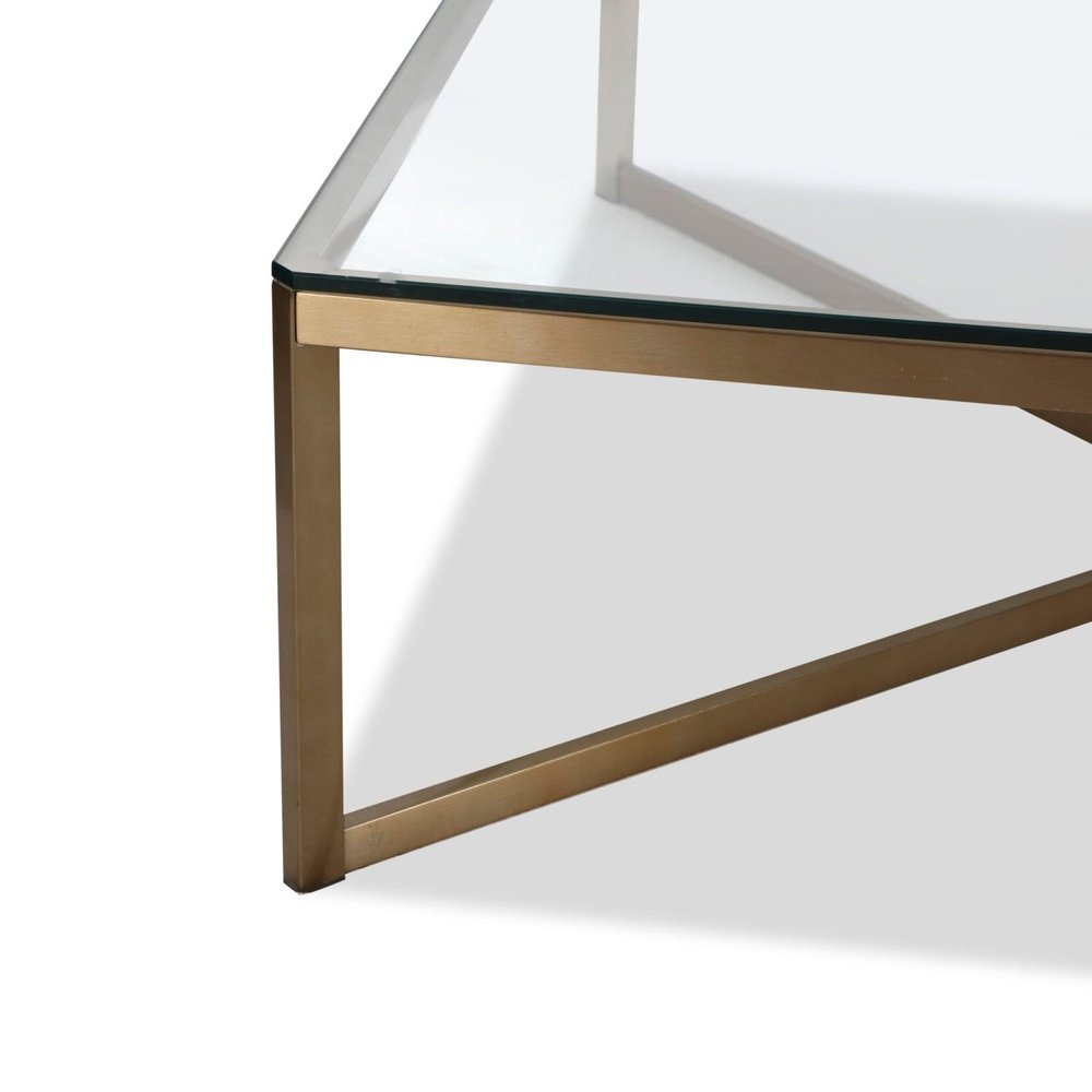 Product photograph of Liang Eimil Musso Coffee Table Brushed Brass from Olivia's.