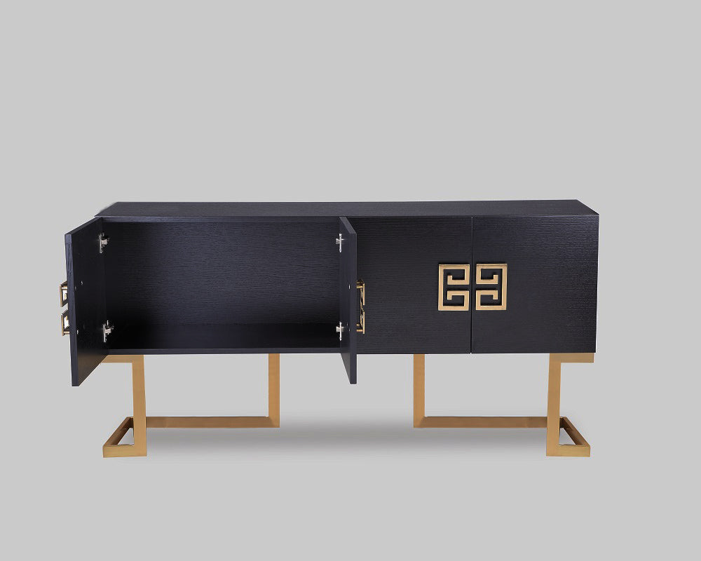 Product photograph of Liang Eimil Nobbu Sideboard Brushed Brass Legs from Olivia's.