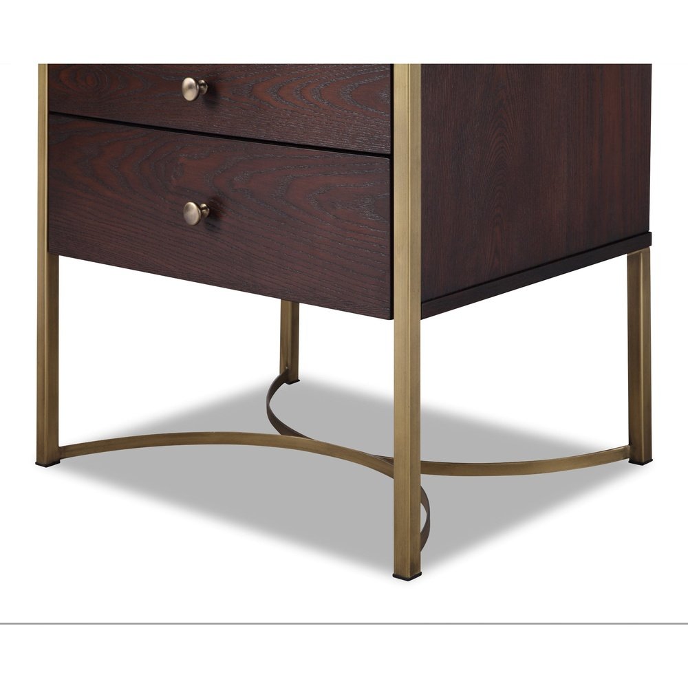Product photograph of Liang Eimil Rivoli Bedside Table from Olivia's.