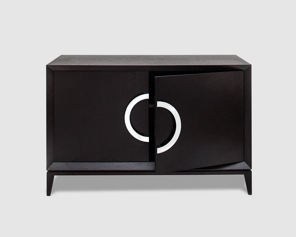 Product photograph of Liang Eimil Rochel Chrome Handle Sideboard from Olivia's.