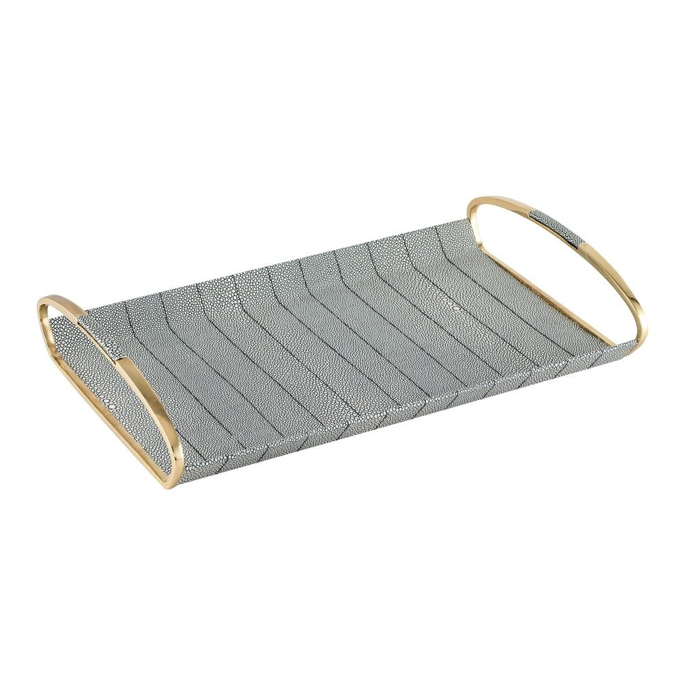 Product photograph of Liang Eimil Linea Shagreen Tray from Olivia's