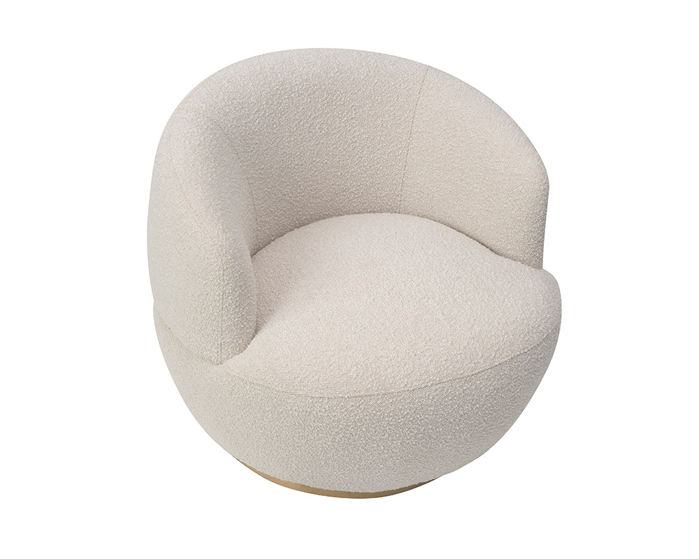 Product photograph of Liang Eimil Vitale Boucle Sand Occasional Chair from Olivia's.