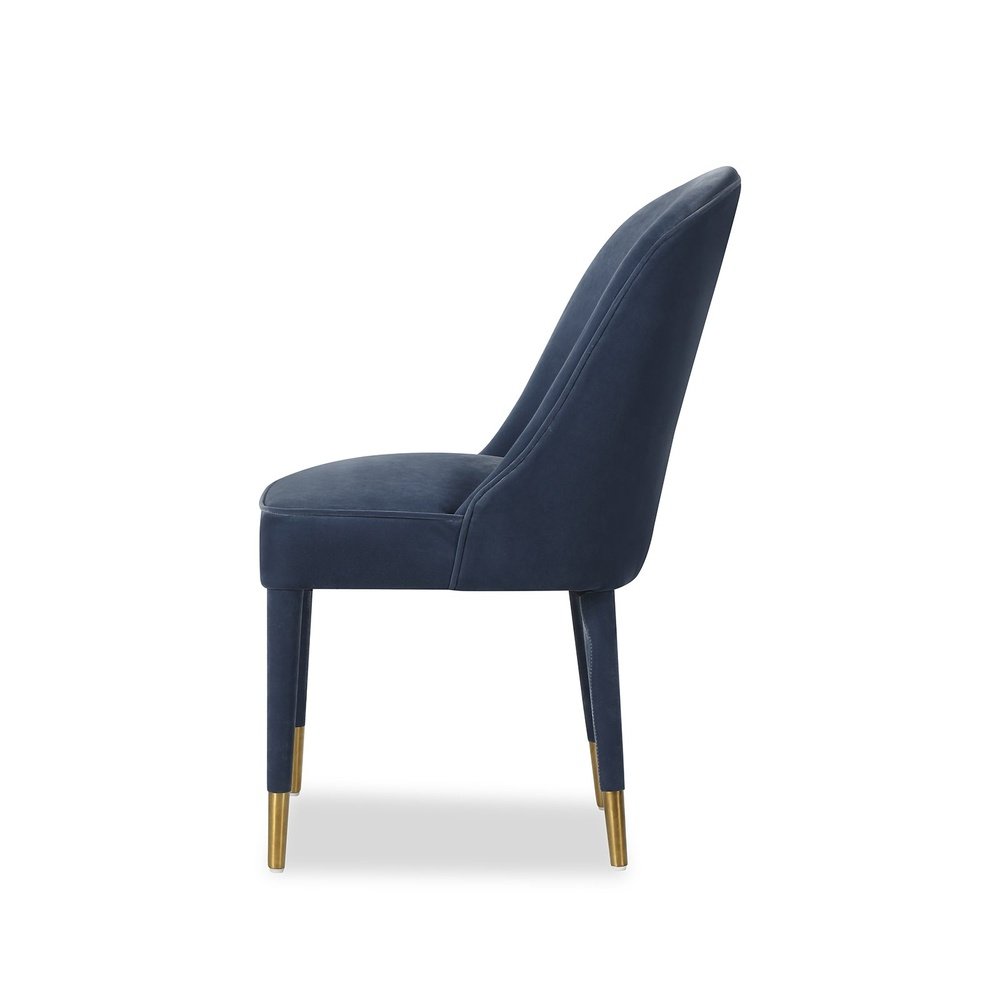 Product photograph of Liang Eimil Viva Chair Gainsborough Cobalt Velvet from Olivia's.