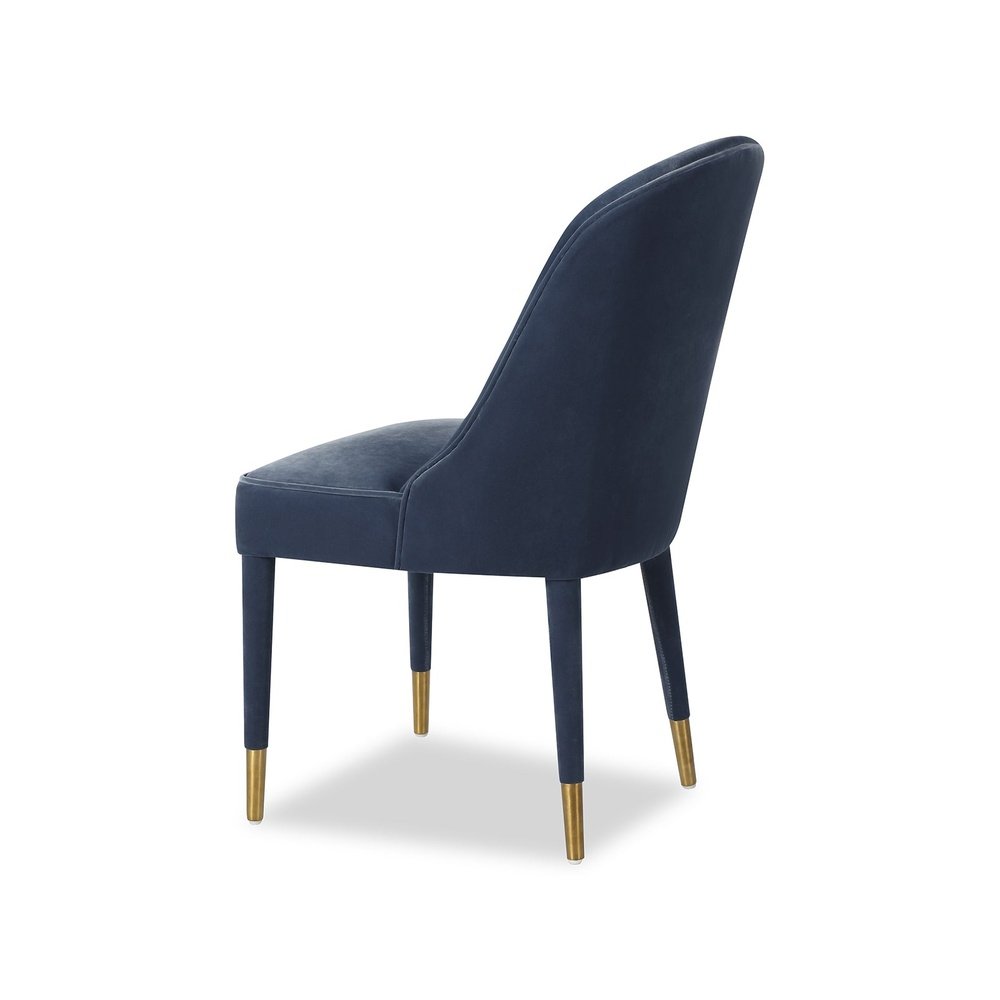 Product photograph of Liang Eimil Viva Chair Gainsborough Cobalt Velvet from Olivia's.