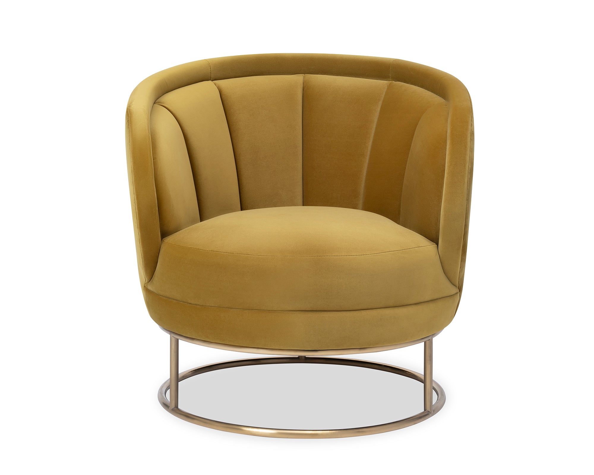 Liang Eimil Mila Kaster Mustard Occasional Chair