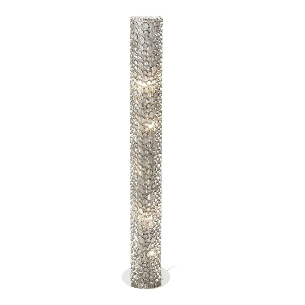 Product photograph of Libra Interiors Venus Tube Lamp In Nickel from Olivia's