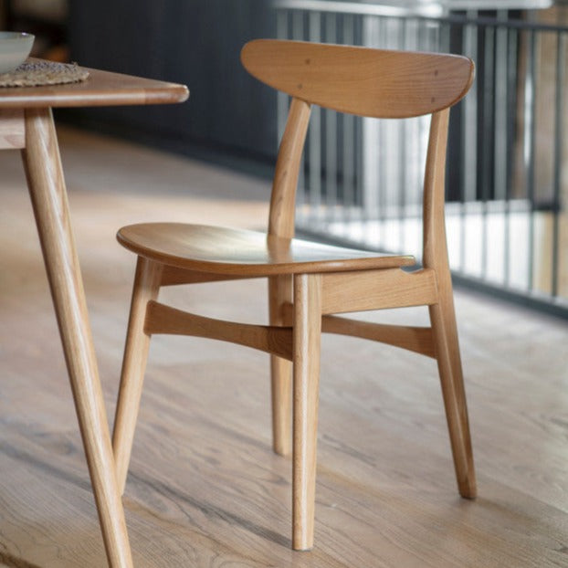 Product photograph of Garden Trading Longcot Dining Chair In Oak from Olivia's