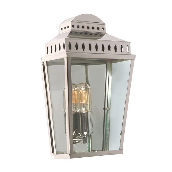 Product photograph of Elstead Mansion House 1 Light Wall Light Polished Nickel from Olivia's
