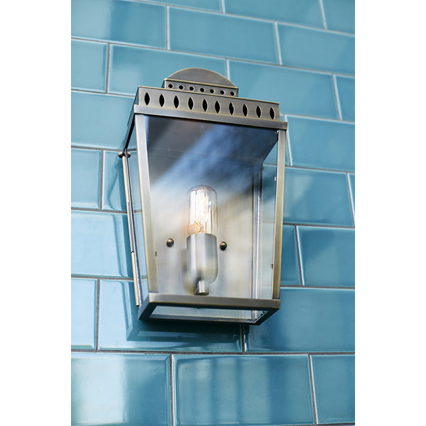 Product photograph of Elstead Mansion House 1 Light Wall Light Polished Nickel from Olivia's.